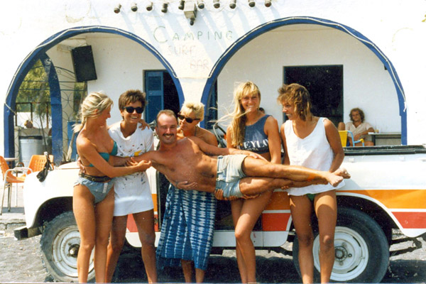 misspent youth.jpg - Sam Coward a few years ago during his misspent youth.  I don't remember any girls like that at the school.